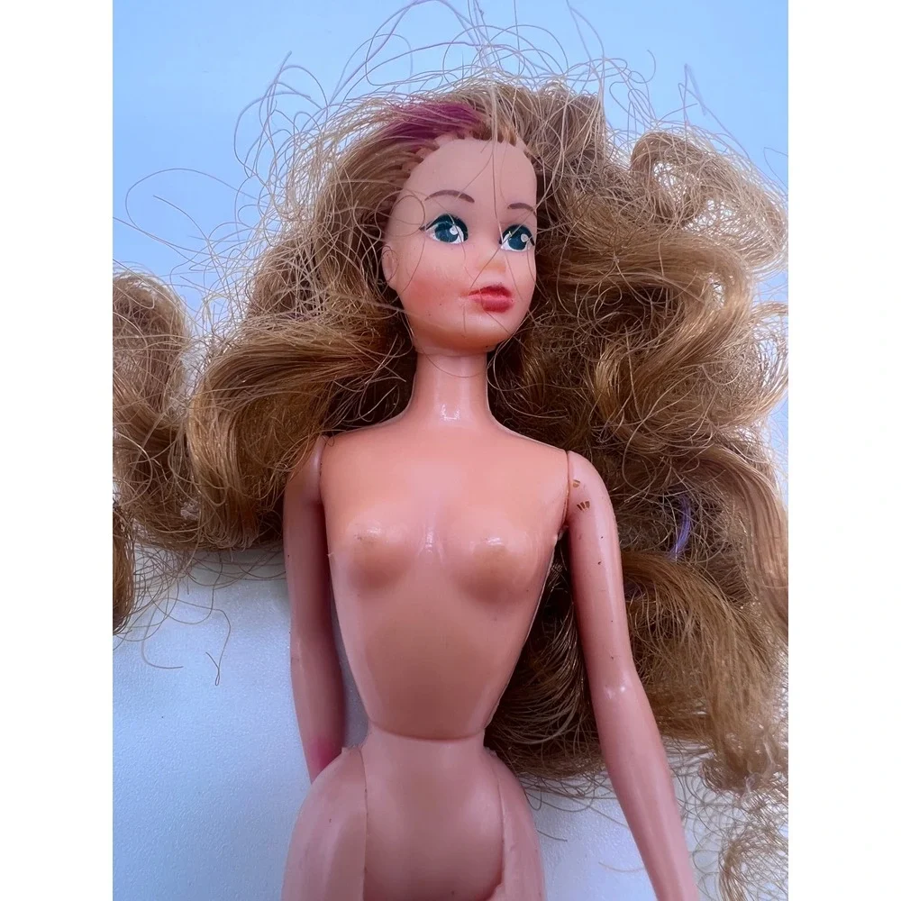 Vintage Miner Industrial Mini Fashion Doll 1986 Blonde Hair 4.5